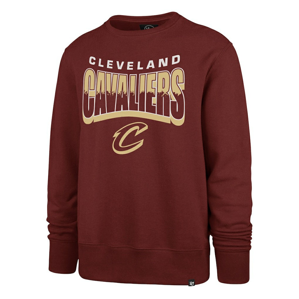 Cleveland Cavaliers '47 Unisex Brush By Headline Crewneck Sweatshirt Wine