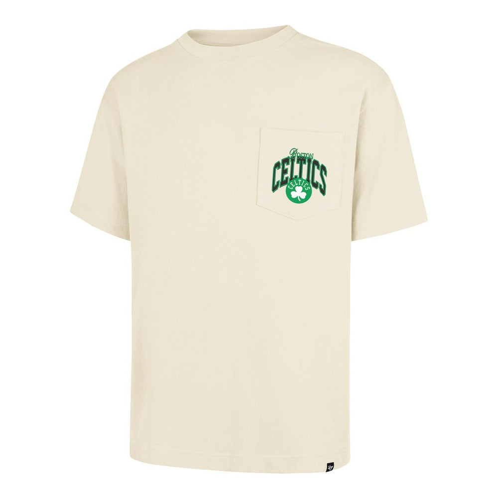 Boston Celtics '47 Unisex Crossover Collection Foundation Pocket T-Shirt Cream