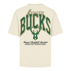 Milwaukee Bucks '47 Unisex Crossover Collection Foundation Pocket T-Shirt Cream