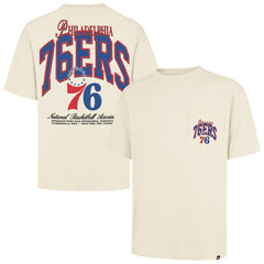Philadelphia 76ers '47 Unisex Crossover Collection Foundation Pocket T-Shirt Cream