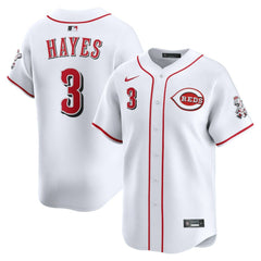 Ke'Bryan Hayes Cincinnati Reds Nike Home Limited Player Jersey - White Jerseys