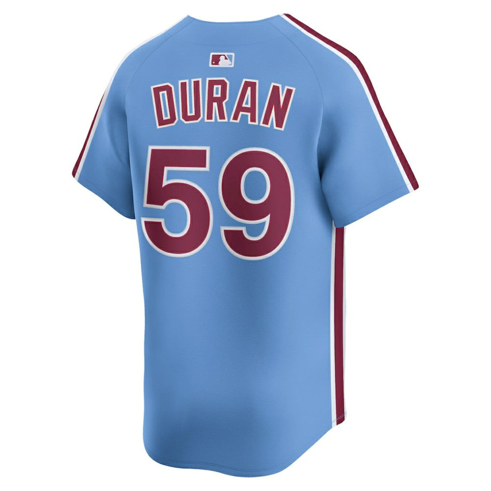 Jhoan Duran Philadelphia Phillies Nike Alternate Limited Player Jersey - Light Blue Jerseys