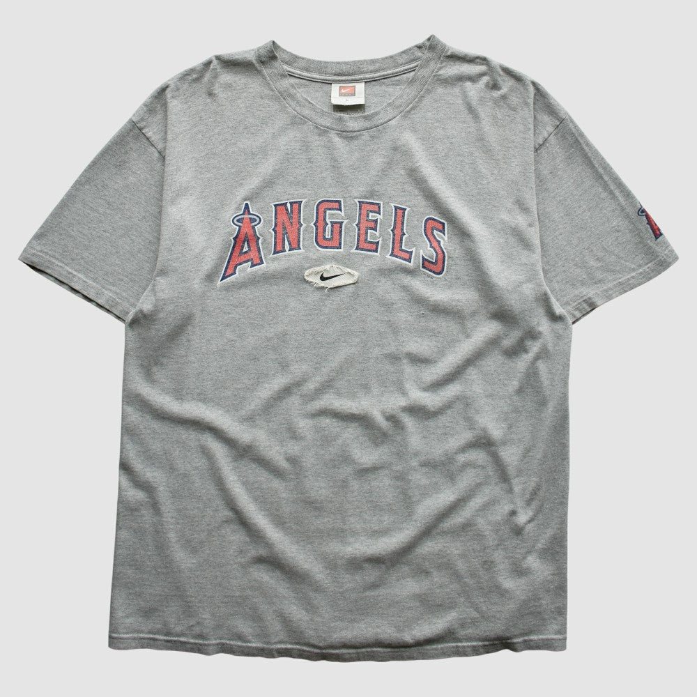 Los Angeles Angels Nike 2000s T-Shirt - Gray - L By Fanatics Real Vintage T-shirts