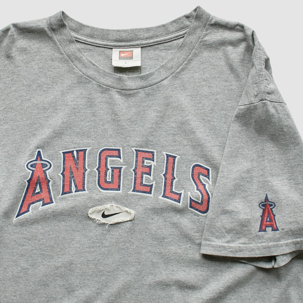Los Angeles Angels Nike 2000s T-Shirt - Gray - L By Fanatics Real Vintage T-shirts
