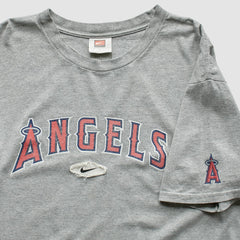 Los Angeles Angels Nike 2000s T-Shirt - Gray - L By Fanatics Real Vintage T-shirts