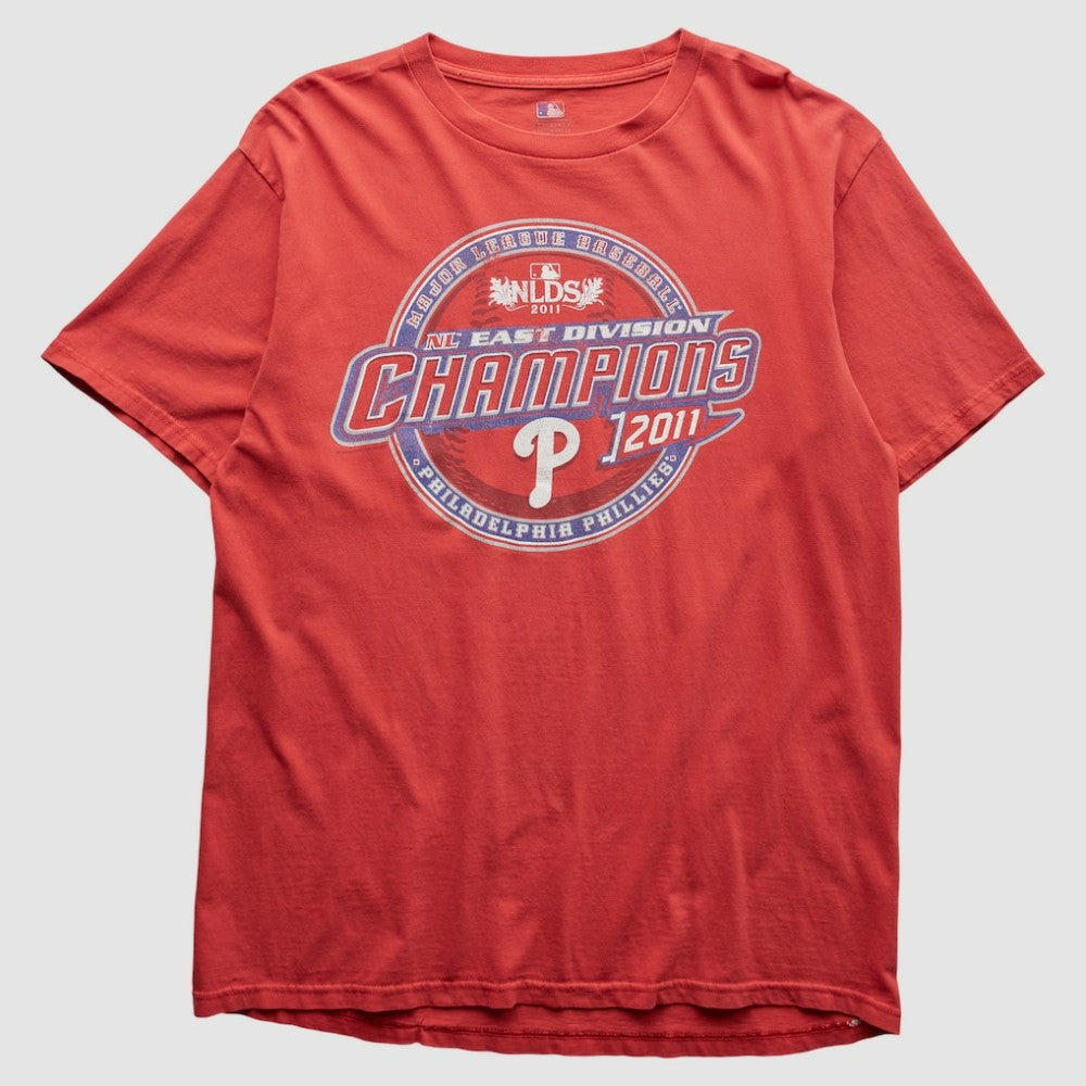 Philadelphia Phillies 2011 T-Shirt - Red - M By Fanatics Real Vintage T-shirts