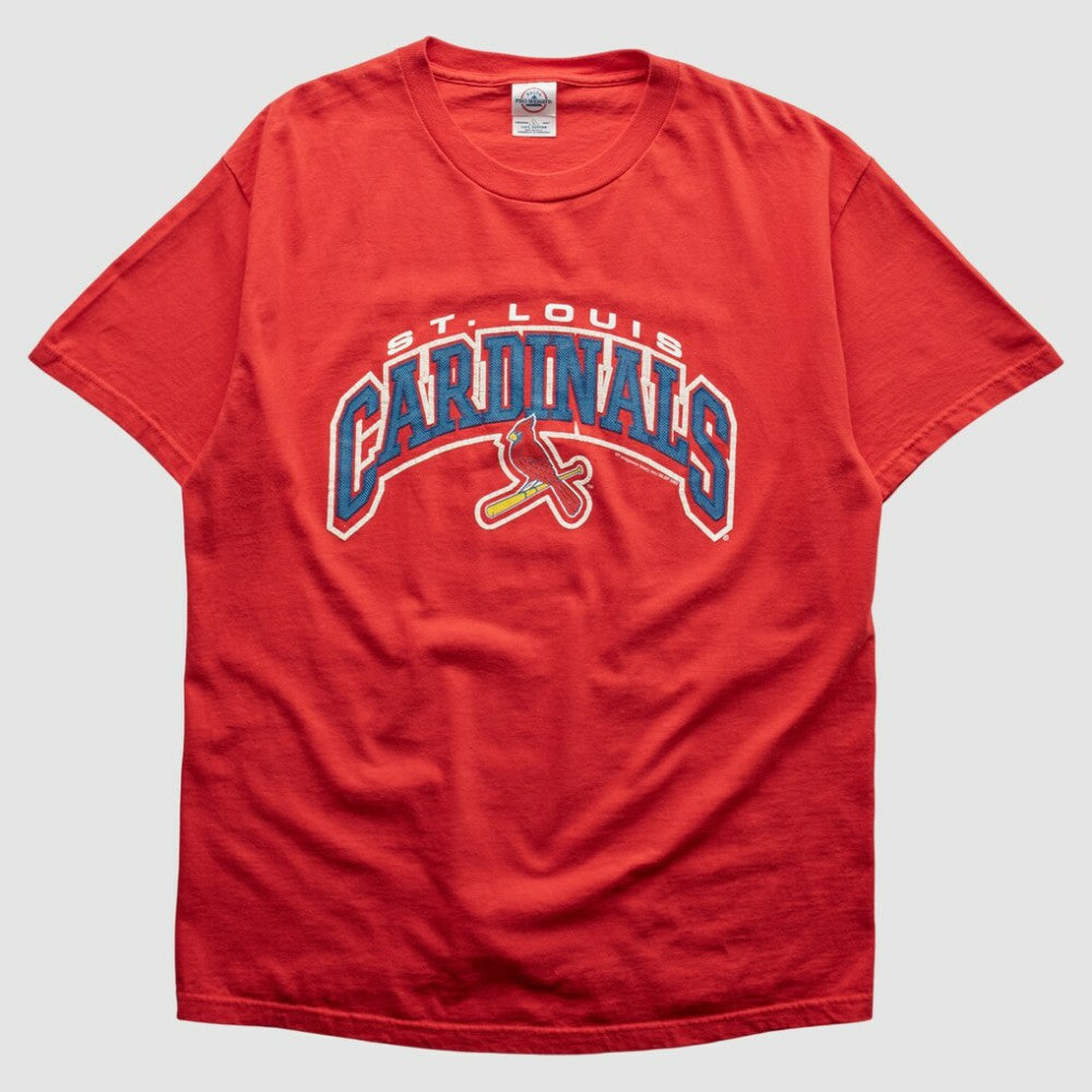 St. Louis Cardinals 2002 T-Shirt - Red - M By Fanatics Real Vintage T-shirts
