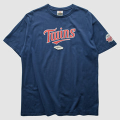 Minnesota Twins Nike 2006 T-Shirt - Blue - 2XL By Fanatics Real Vintage T-shirts