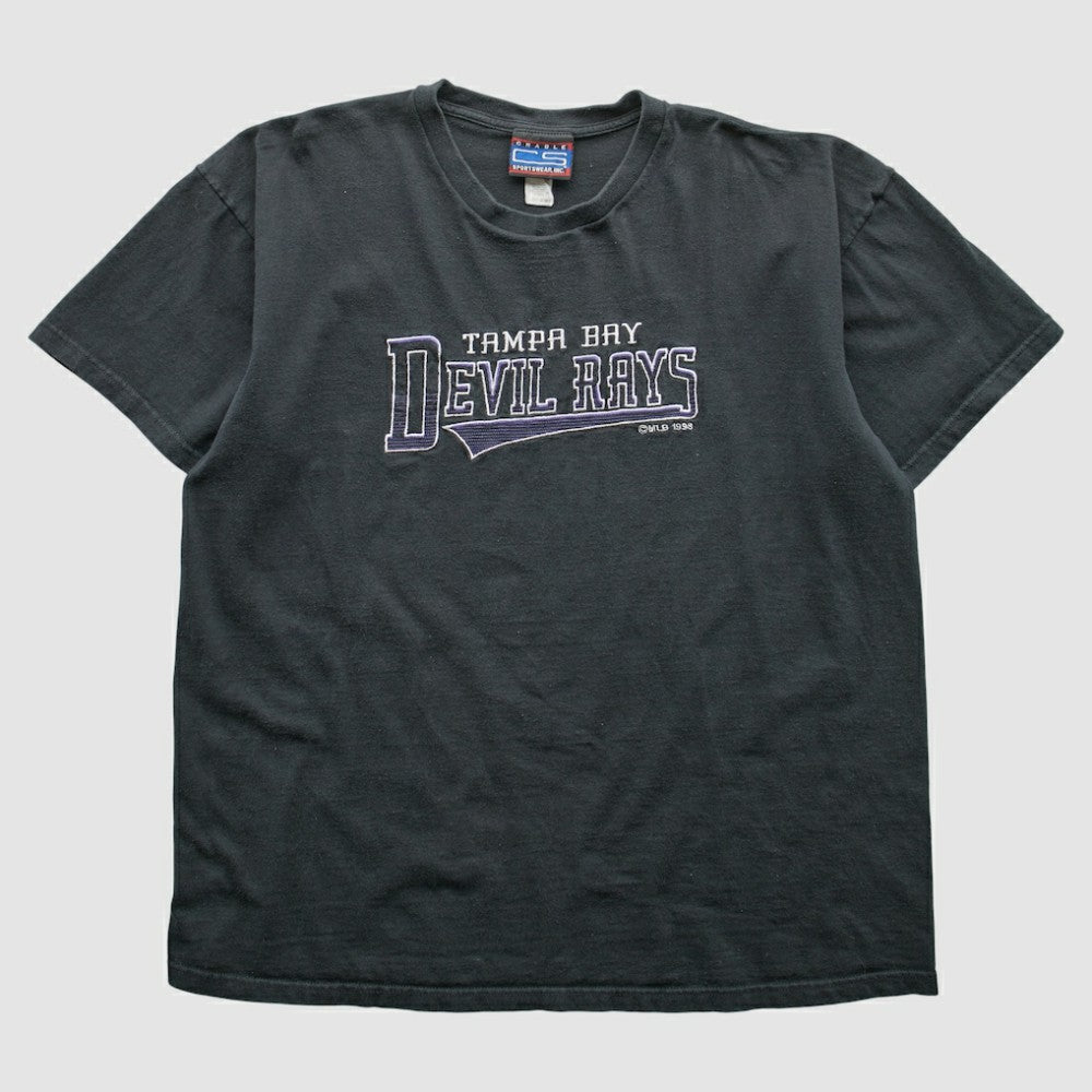 Tampa Bay Rays 1998 T-Shirt - Black - XL By Fanatics Real Vintage T-shirts