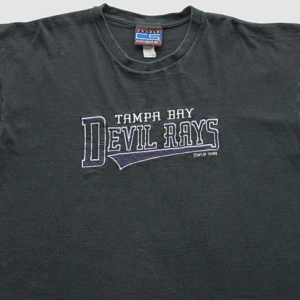 Tampa Bay Rays 1998 T-Shirt - Black - XL By Fanatics Real Vintage T-shirts