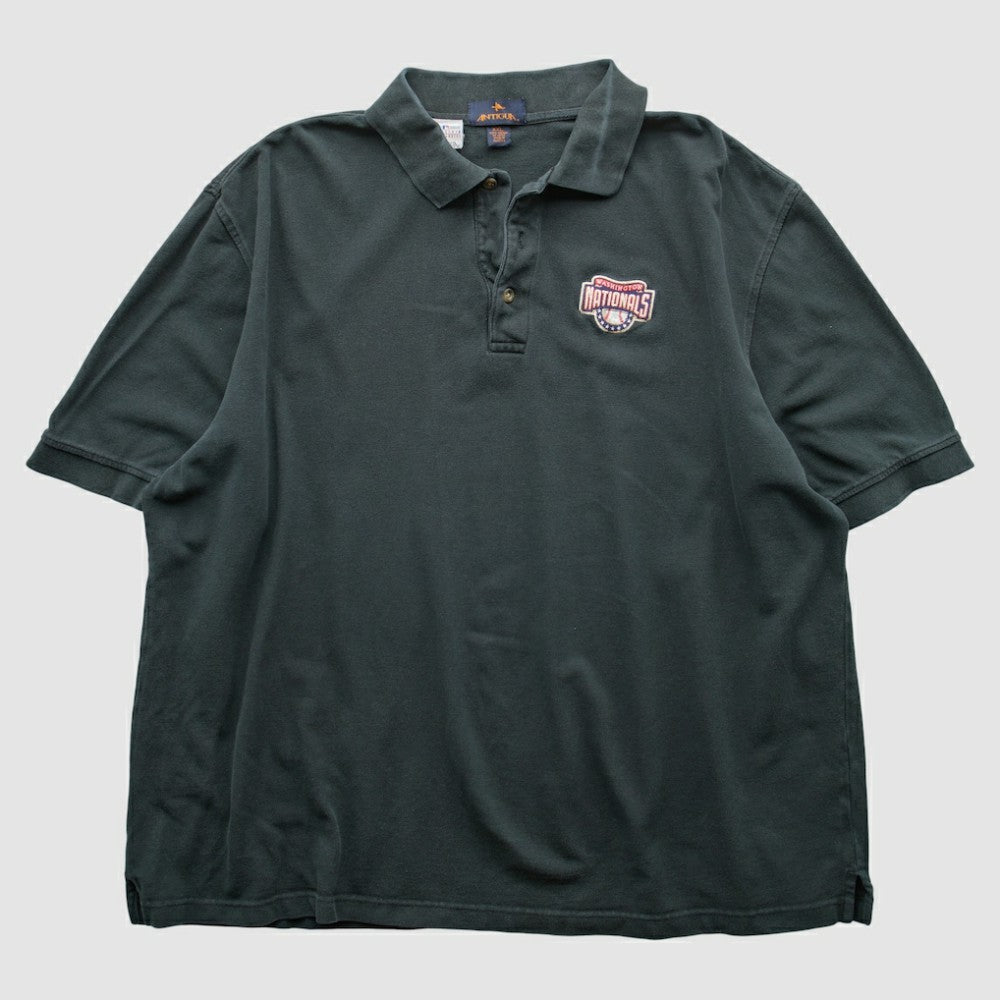 Washington Nationals 90s T-Shirt - Dark Heather Gray - 3XL By Fanatics Real Vintage T-shirts