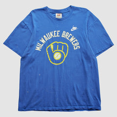 Milwaukee Brewers Nike 2000s T-Shirt - Blue - M By Fanatics Real Vintage T-shirts