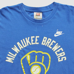 Milwaukee Brewers Nike 2000s T-Shirt - Blue - M By Fanatics Real Vintage T-shirts
