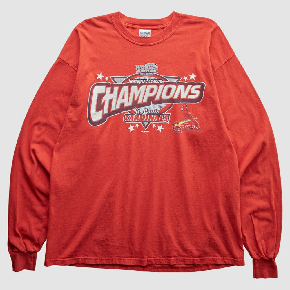 St. Louis Cardinals 2004 T-Shirt - Red - XL By Fanatics Real Vintage T-shirts
