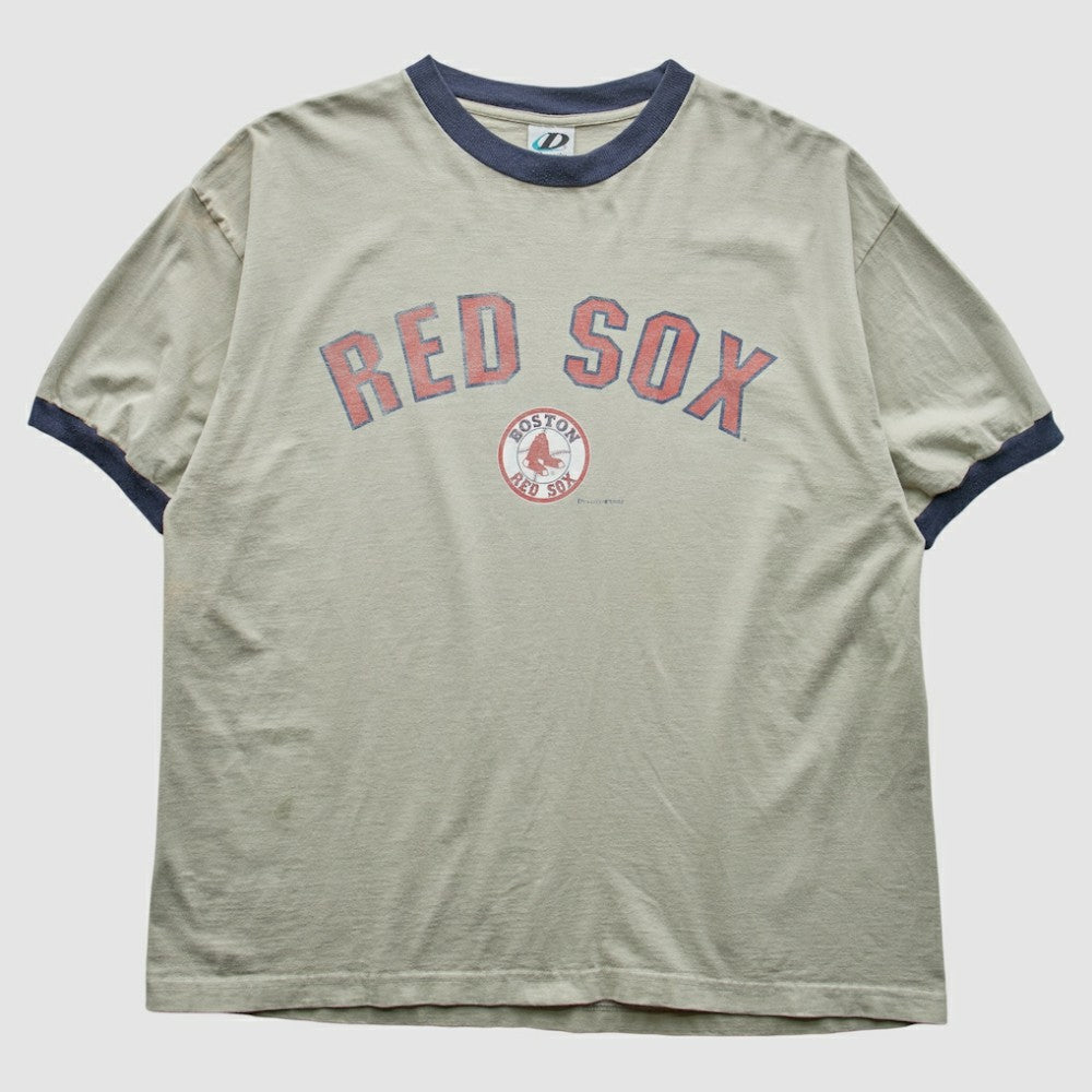 Boston Red Sox Dynasty 2002 T-Shirt - Beige - 2XL By Fanatics Real Vintage T-shirts