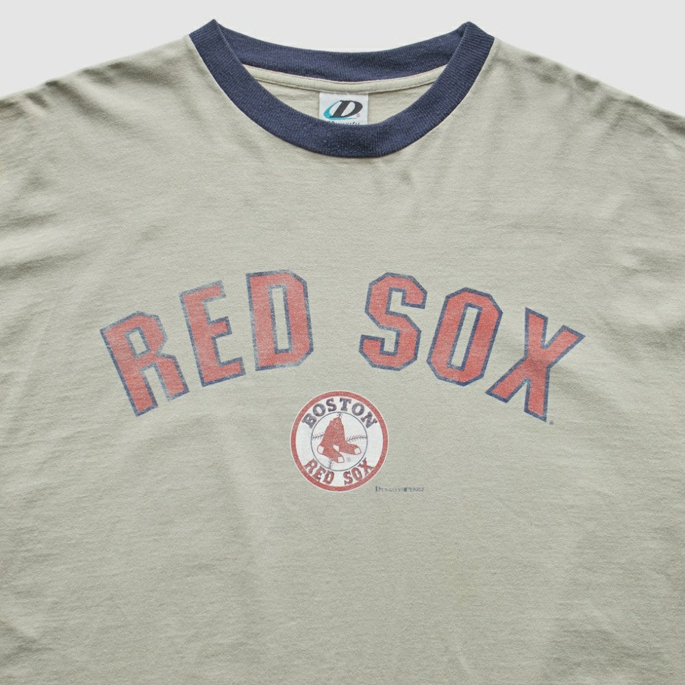 Boston Red Sox Dynasty 2002 T-Shirt - Beige - 2XL By Fanatics Real Vintage T-shirts