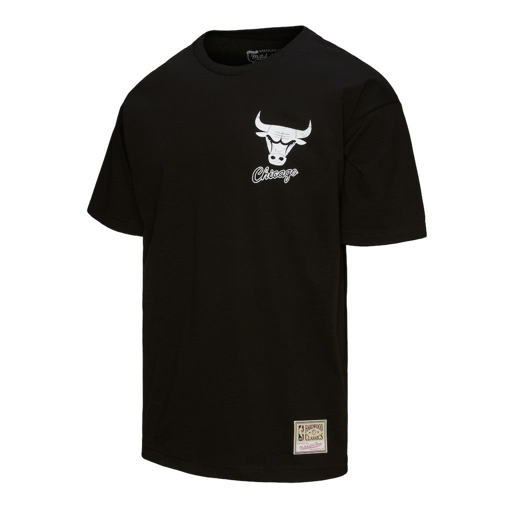 Chicago Bulls Hardwood Classics Overlap T-Shirt Black