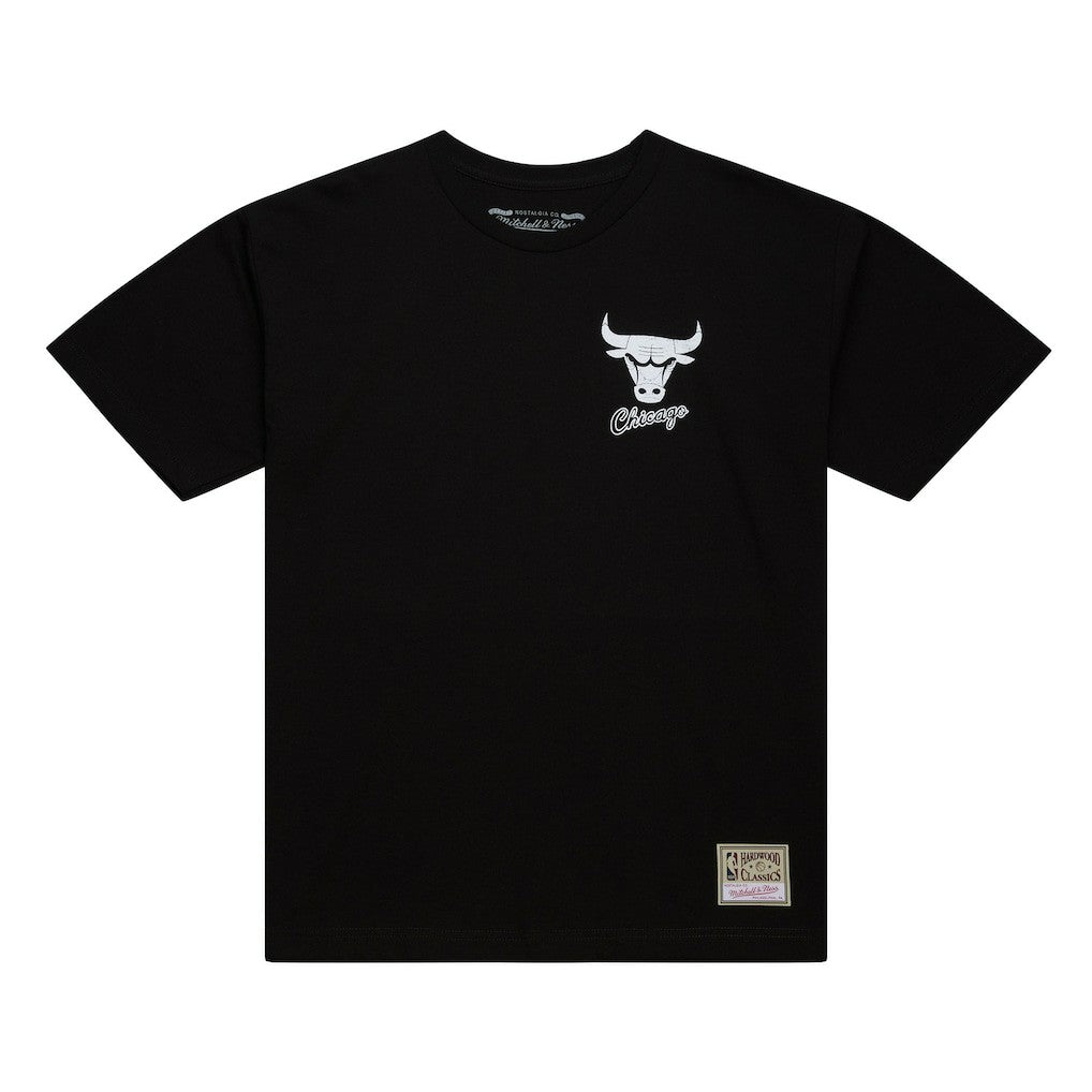 Chicago Bulls Hardwood Classics Overlap T-Shirt Black