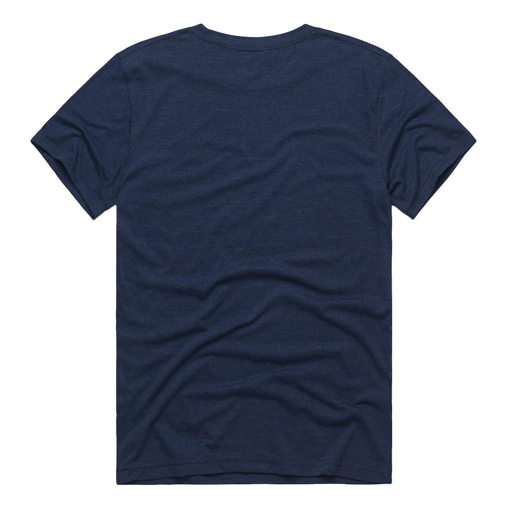 Walter Payton Chicago Bears Homage Unisex NFL Topps Trading Card Tri-Blend T-Shirt Navy