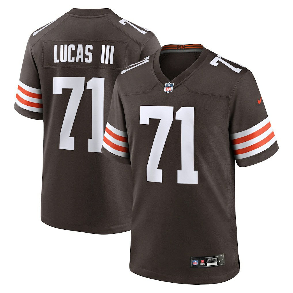 Cornelius Lucas Cleveland Browns Team Game Jersey Brown