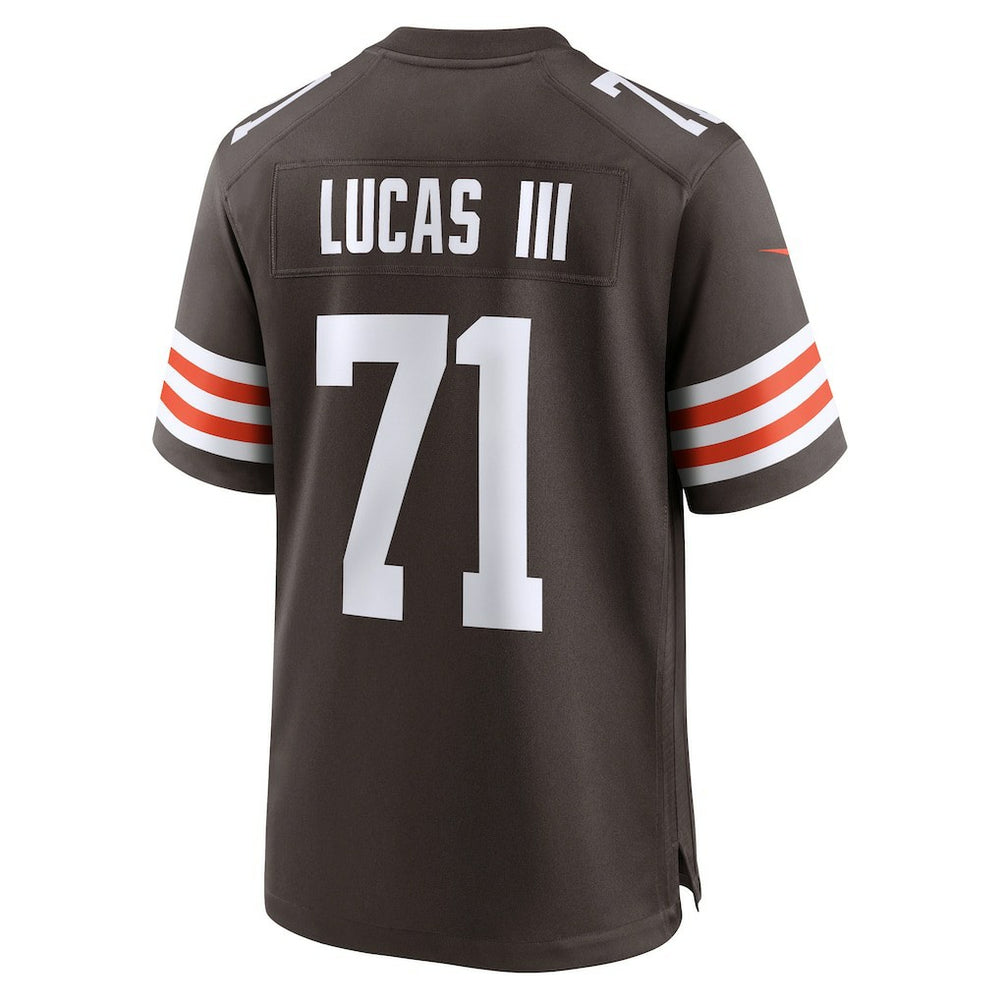 Cornelius Lucas Cleveland Browns Team Game Jersey Brown