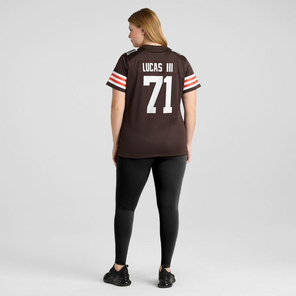 Cornelius Lucas Cleveland Browns Women's Team Game Jersey Brown
