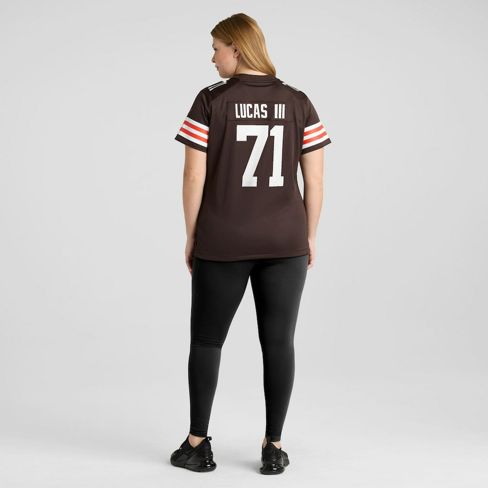 Cornelius Lucas Cleveland Browns Women's Team Game Jersey Brown