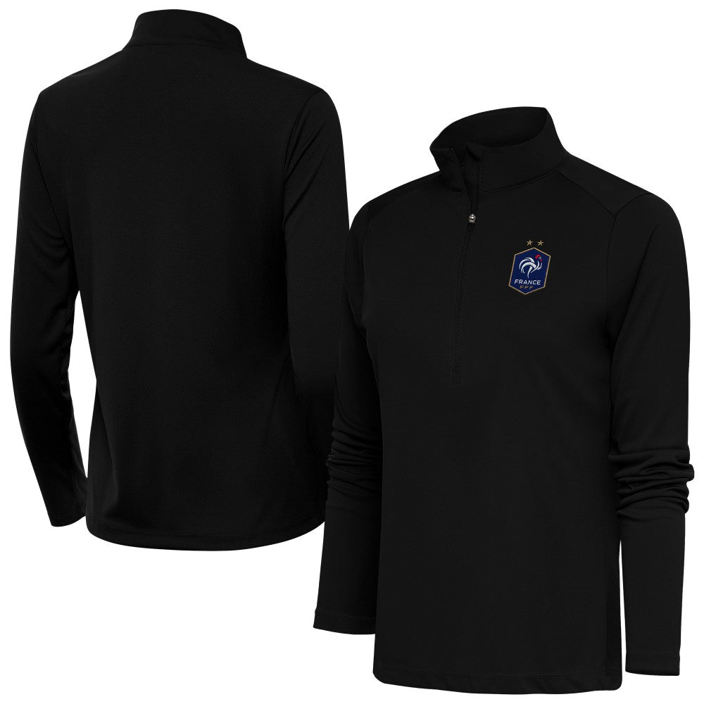 France National Team Antigua Women's Statement Half-Zip Pullover Black sale