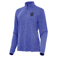 France National Team Antigua Women's Master Quarter-Zip Pullover Heather Royal shop