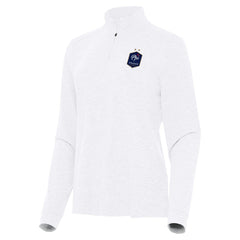 France National Team Antigua Women's Master Quarter-Zip Pullover White