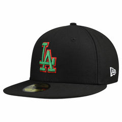 Los Angeles Dodgers New Era Mexico 59FIFTY Fitted Hat - Black Hats