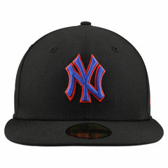 New York Yankees New Era Puerto Rico 59FIFTY Fitted Hat - Black Hats