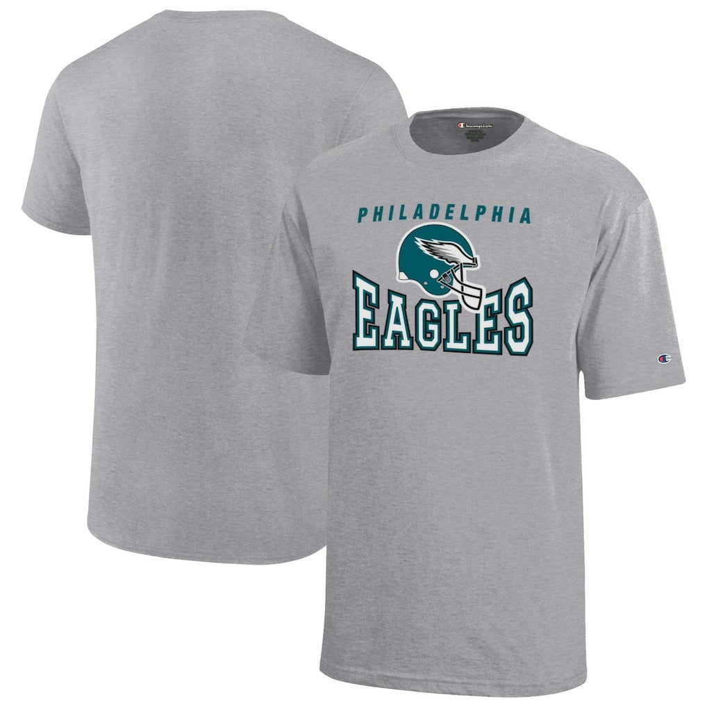 Philadelphia Eagles Champion Youth Graphic T-Shirt Gray