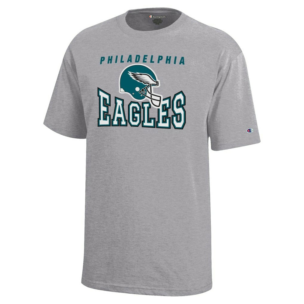 Philadelphia Eagles Champion Youth Graphic T-Shirt Gray