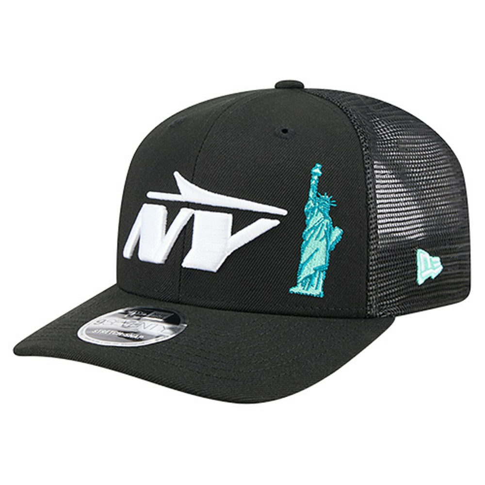 New York Jets New Era Liberty 9SEVENTY Adjustable Trucker Hat Black