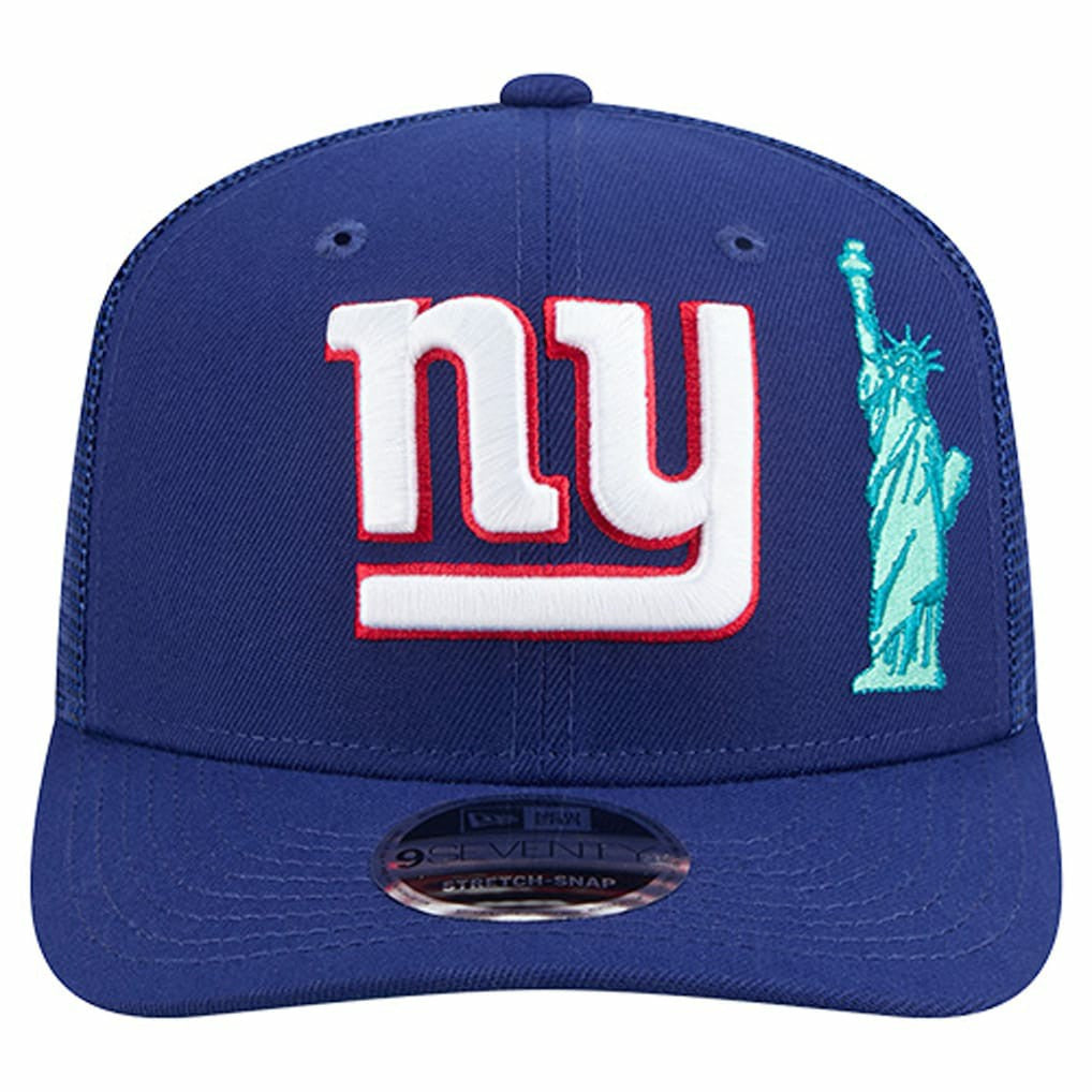 New York Giants New Era Liberty 9SEVENTY Adjustable Trucker Hat Royal