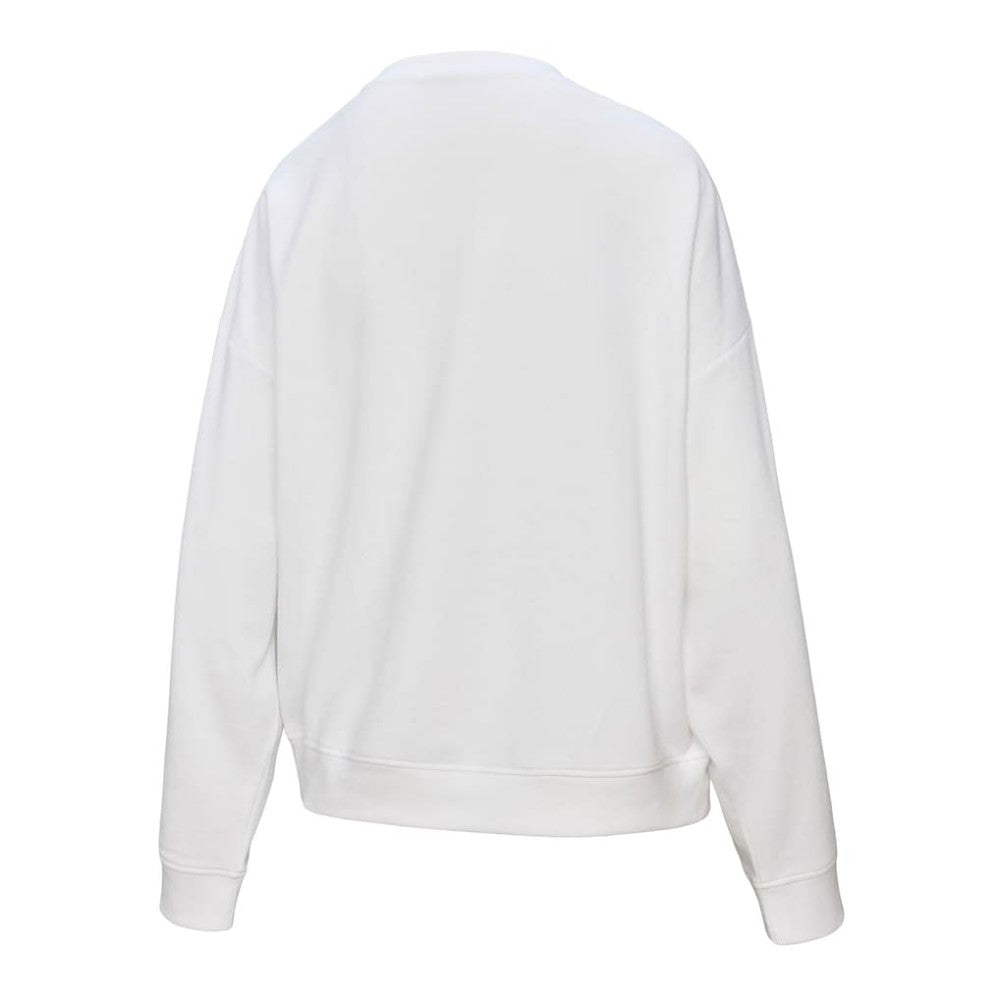 Atlanta Braves Mitchell & Ness Women's Oversized Cooperstown Sweatshirt - White Sweatshirts