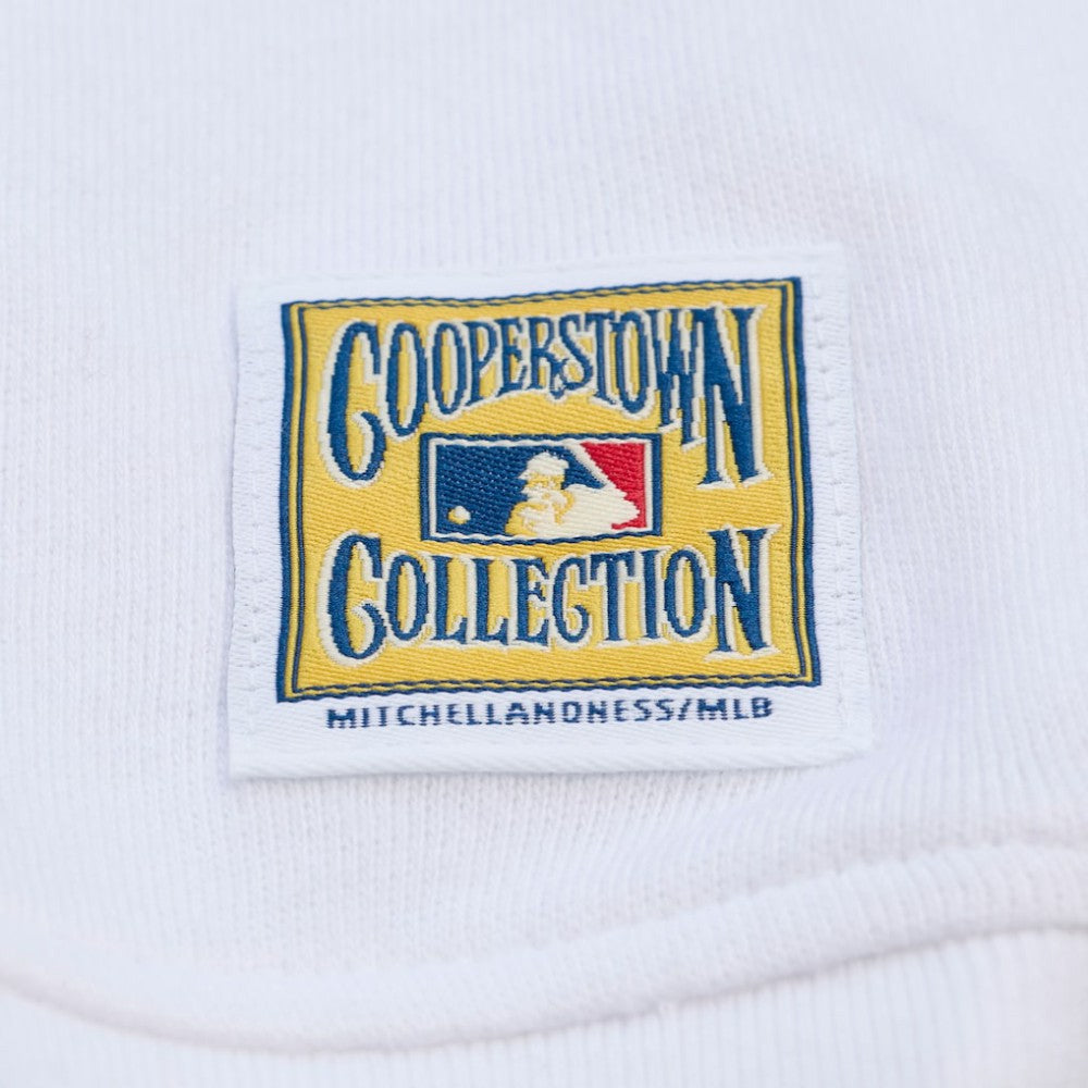 Atlanta Braves Mitchell & Ness Women's Oversized Cooperstown Sweatshirt - White Sweatshirts