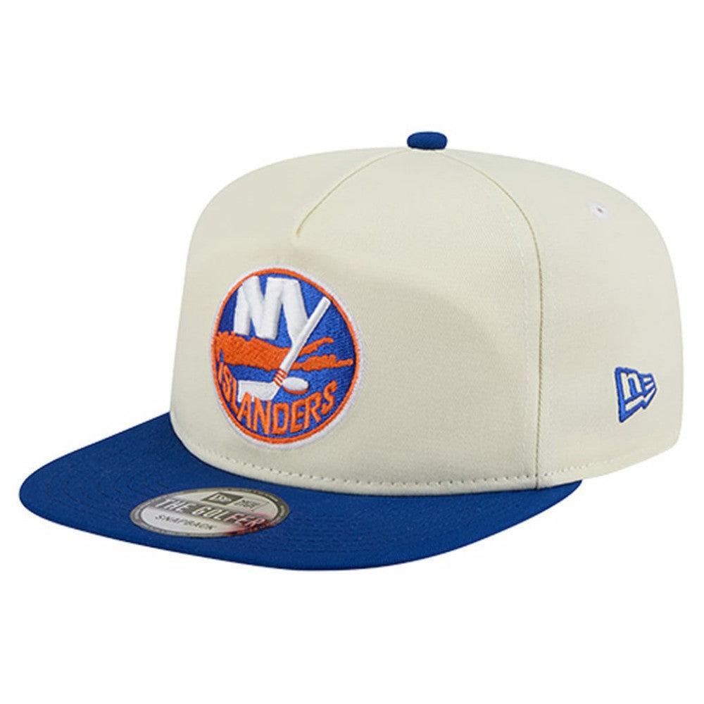 NHL New York Islanders New Era Golfer Adjustable Hat - Cream