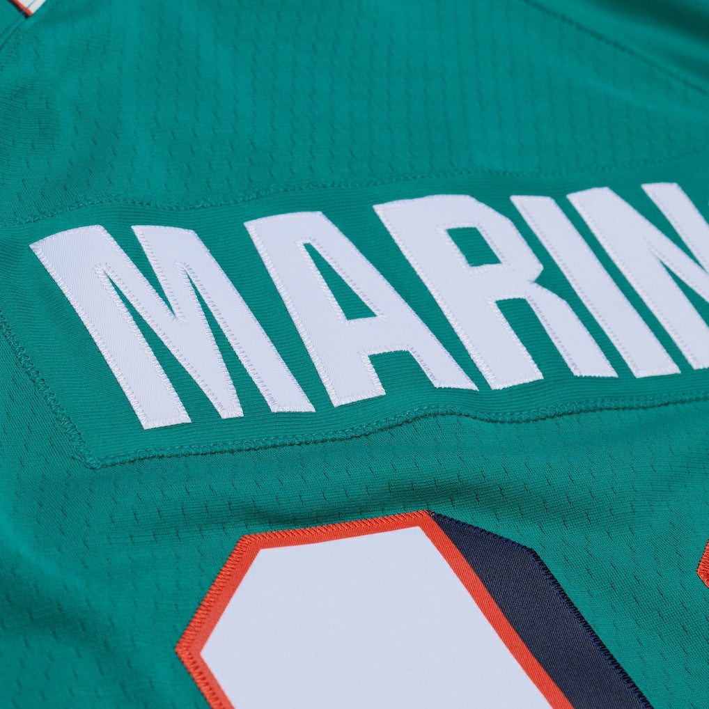 Dan Marino Miami Dolphins x Golf Wang Unisex 1984 Legacy Fashion Jersey Aqua