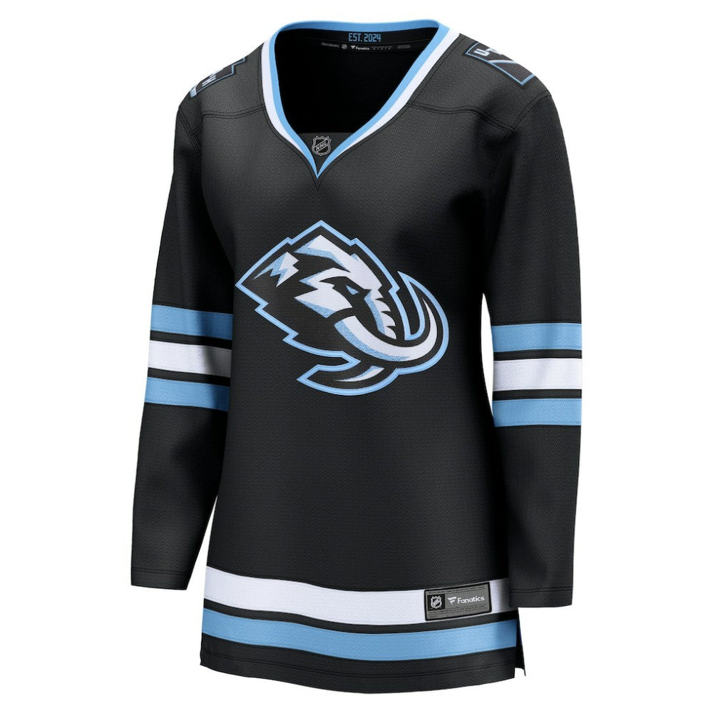 NHL Utah Mammoth Fanatics Women's Home Breakaway Jersey - Black