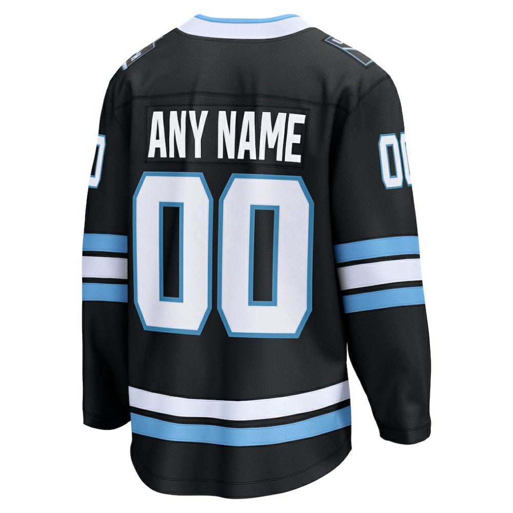NHL,Custom Utah Mammoth Fanatics Home Breakaway Custom Jersey - Black
