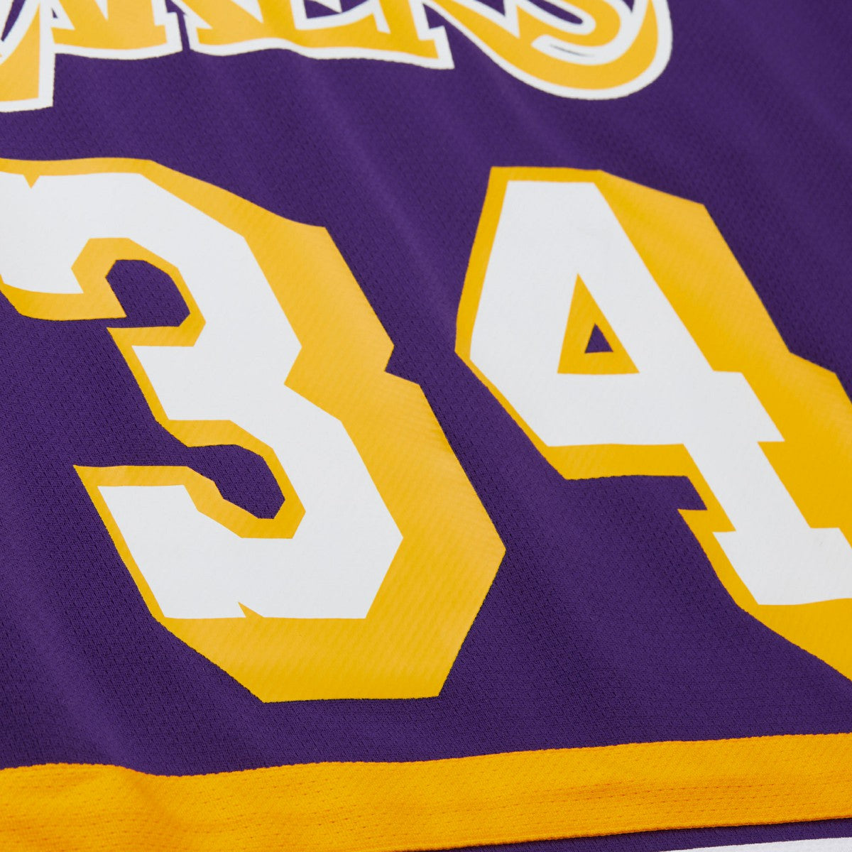 Shaquille O'Neal Los Angeles Lakers Unisex Maxxed Out Fashion Hockey Jersey Purple