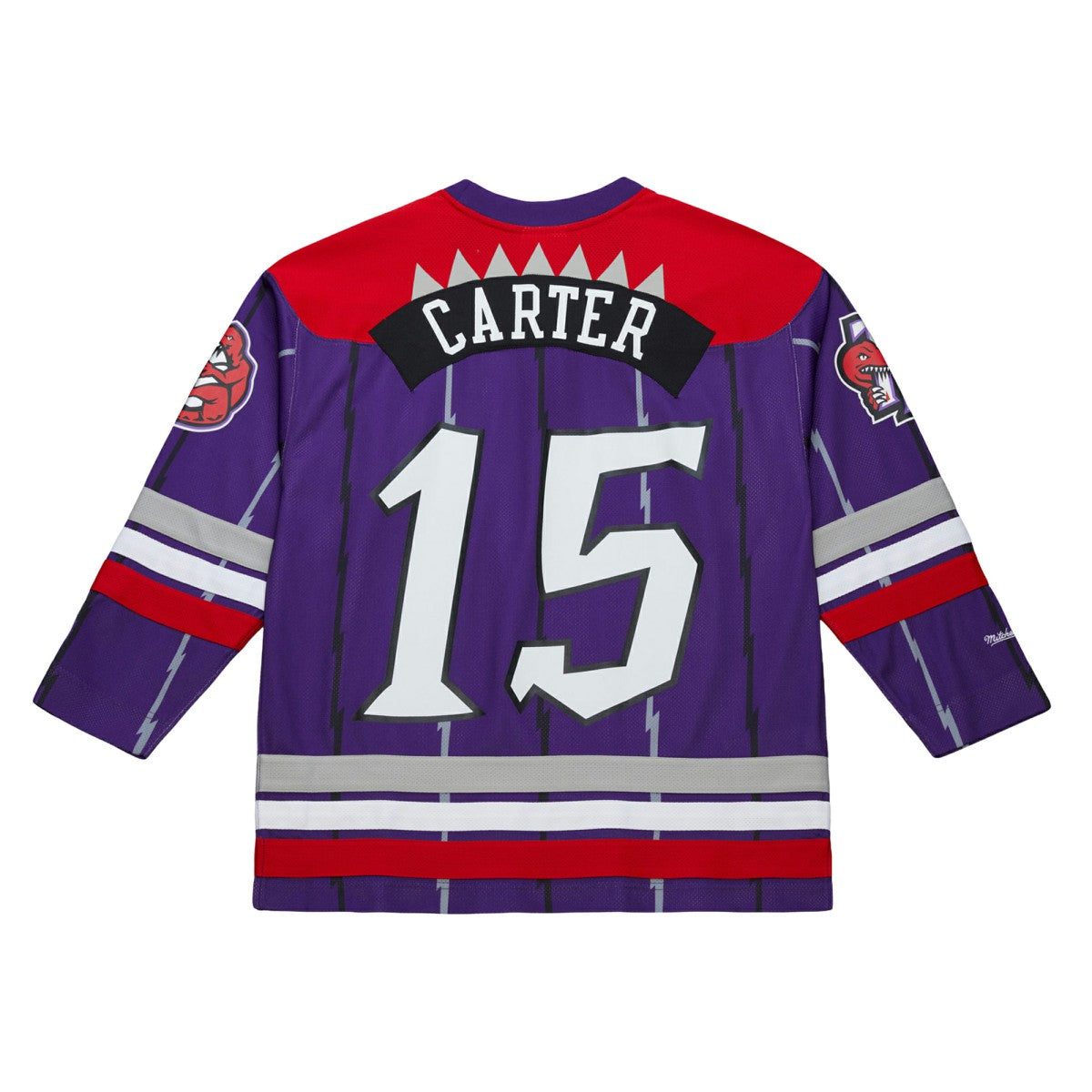 Vince Carter Toronto Raptors Unisex Maxxed Out Fashion Hockey Jersey Purple