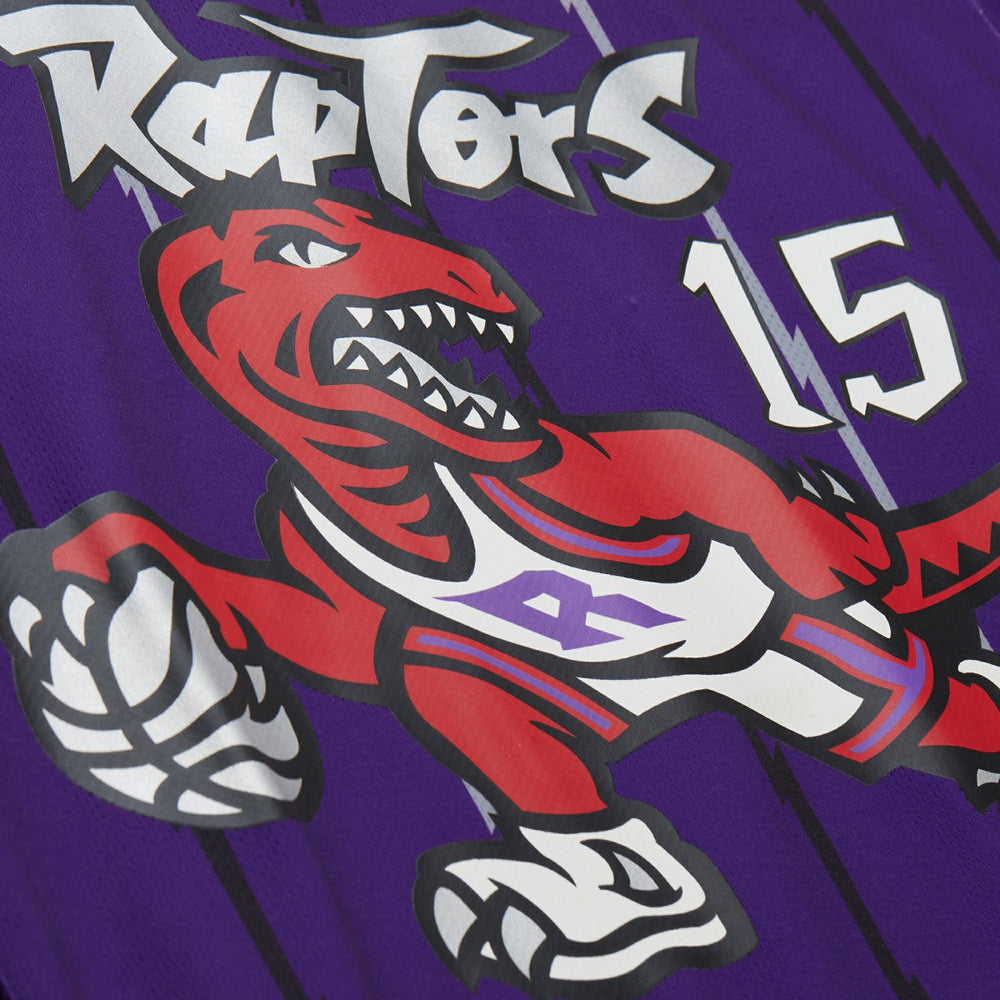 Vince Carter Toronto Raptors Unisex Maxxed Out Fashion Hockey Jersey Purple