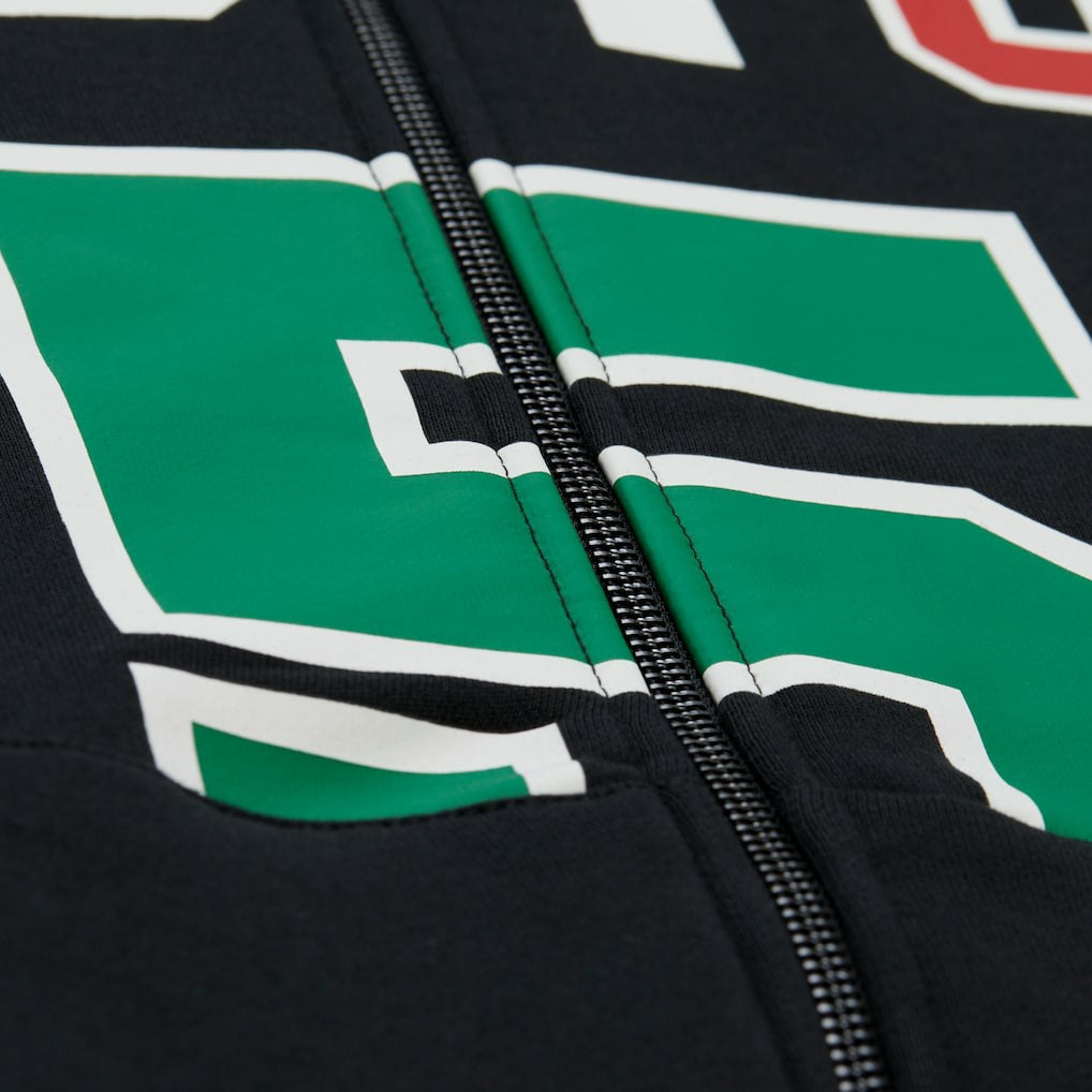 Kevin Garnett Boston Celtics Unisex Hardwood Classics Maxxed Out Full-Zip Hoodie Black
