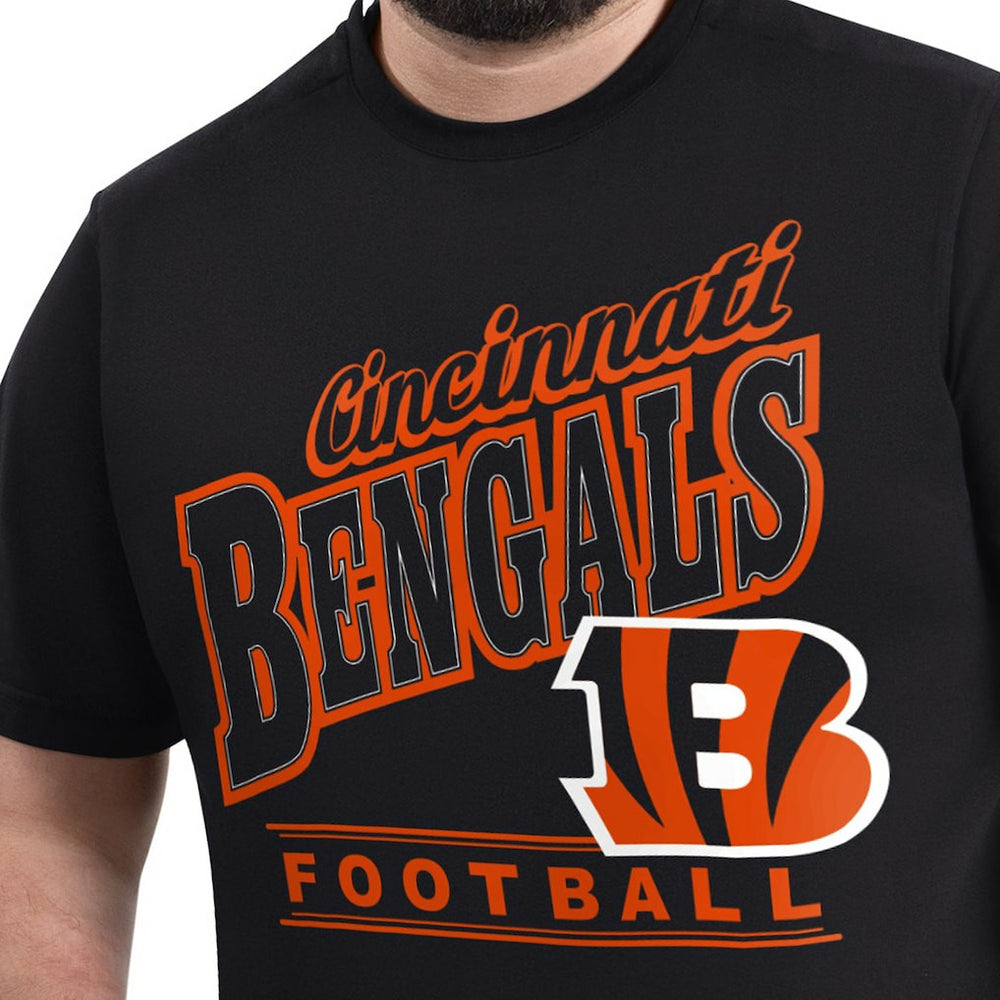 Cincinnati Bengals G-III Sports by Carl Banks Adaptive Headliner Graphic T-Shirt Black