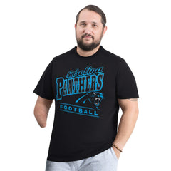 Carolina Panthers G-III Sports by Carl Banks Adaptive Headliner Graphic T-Shirt Black