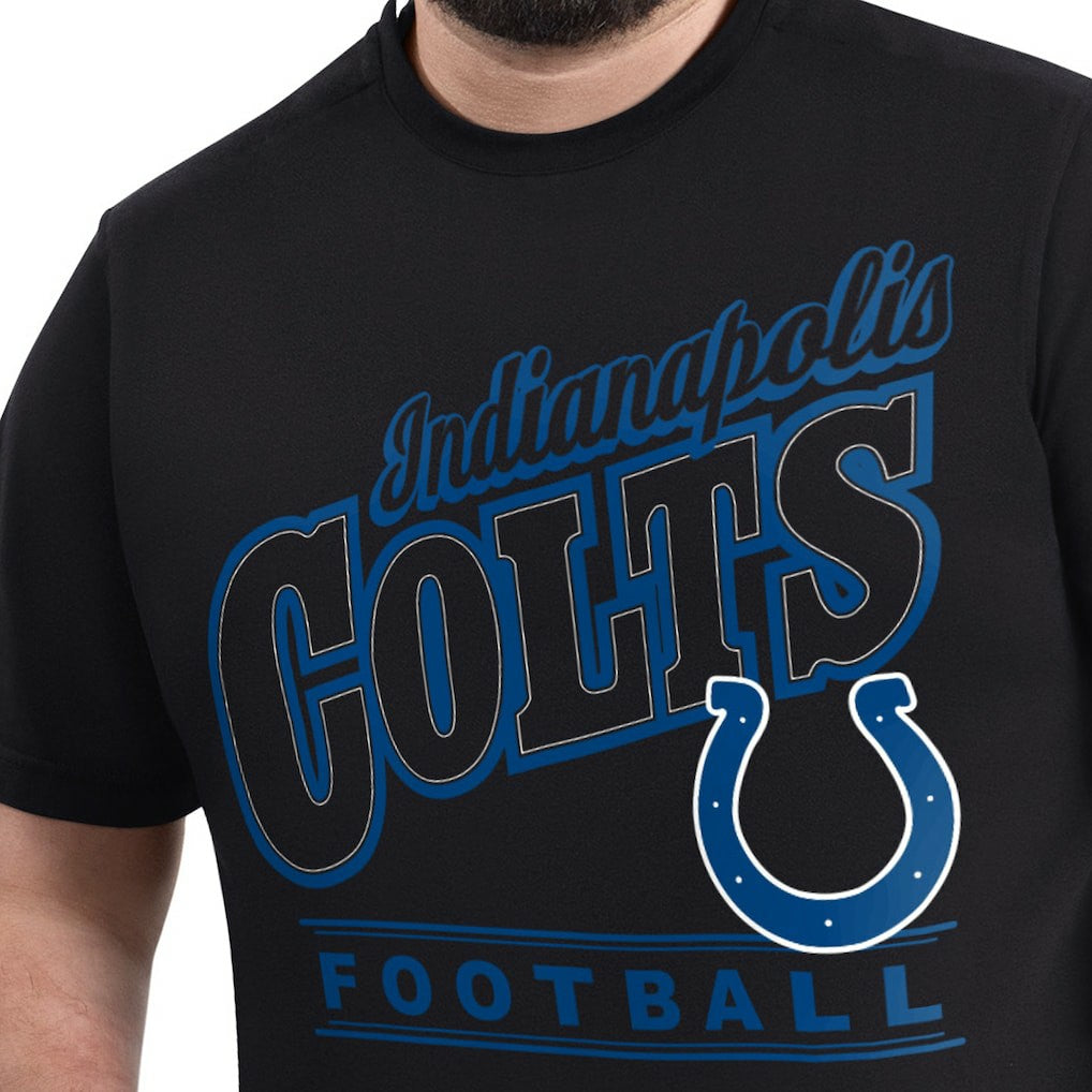 Indianapolis Colts G-III Sports by Carl Banks Adaptive Headliner Graphic T-Shirt Black