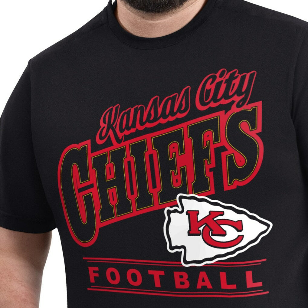 Kansas City Chiefs G-III Sports by Carl Banks Adaptive Headliner Graphic T-Shirt Black